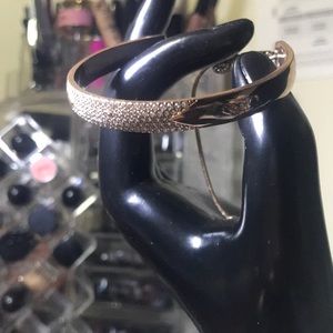 Rose Gold Bracelet w/ Embellished Drawstring
